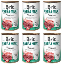 Brit Pate&Meat z dziczyzną 6x400g