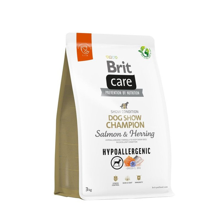 Brit Care Dog Hypoallergenic Dog Show Champion z łososiem i śledziem 3kg