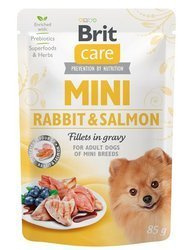 Brit Care Mini Pouch królik i łosoś 85g