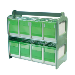 2GR – Kompaktowy regał transportowy z 8 klatkami Secondino (48x43cm)