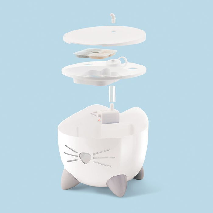 Catit Pixi Fountain fontanna dla kota biała 2,0l