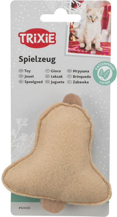 Trixie Xmas Dzwonek zabawka dla kota poliester 9,5cm