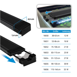 Fluval AquaSky LED 3,0 Oświetlenie do akwarium 30W 99-130,4cm bluetooth
