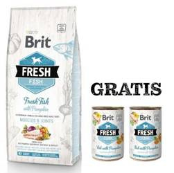 Brit Fresh Fish With Pumpkin Adult Large 12kg + 2 puszki GRATIS