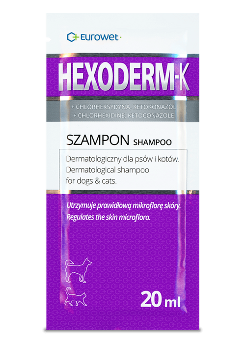 Eurowet Hexoderm-K szampon dermatologiczny 20g