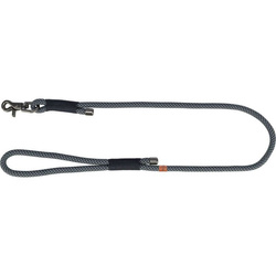 Trixie Smycz Soft Rope S-XL: 1m/10mm czarno/szara nylon