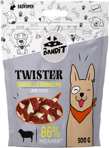 Mr. Bandit Twister zawijas z jagnięciną 500g