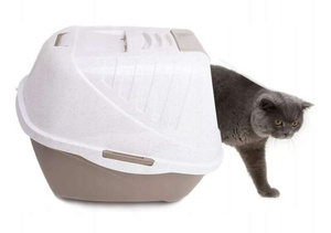 Comfy Easy Cat kuweta zamknięta latte 54x40x40cm