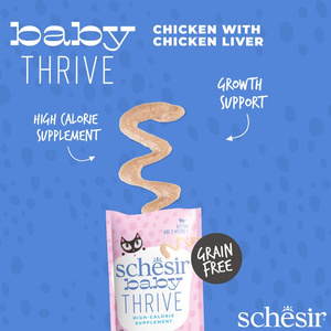 Schesir Baby Thrive Suplement Kurczak Z Wątróbką Drobiową 20x8g