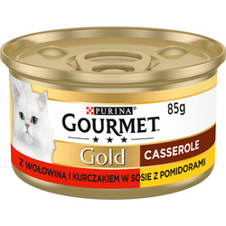 Gourmet Gold Casserole z wołowiną i kurczakiem 85g