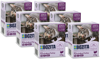 Bozita Feline Indyk w Galaretce 6x370g