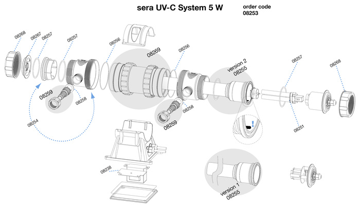 Sera System oczyszczania wody UV-C System 5 W