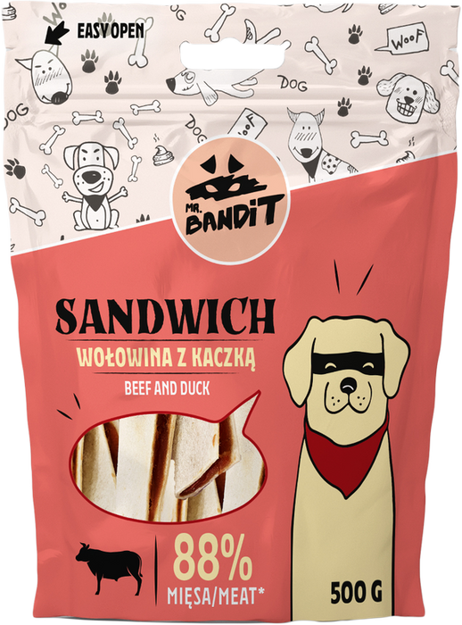 Mr. Bandit Sandwich wołowina z kaczką 500g