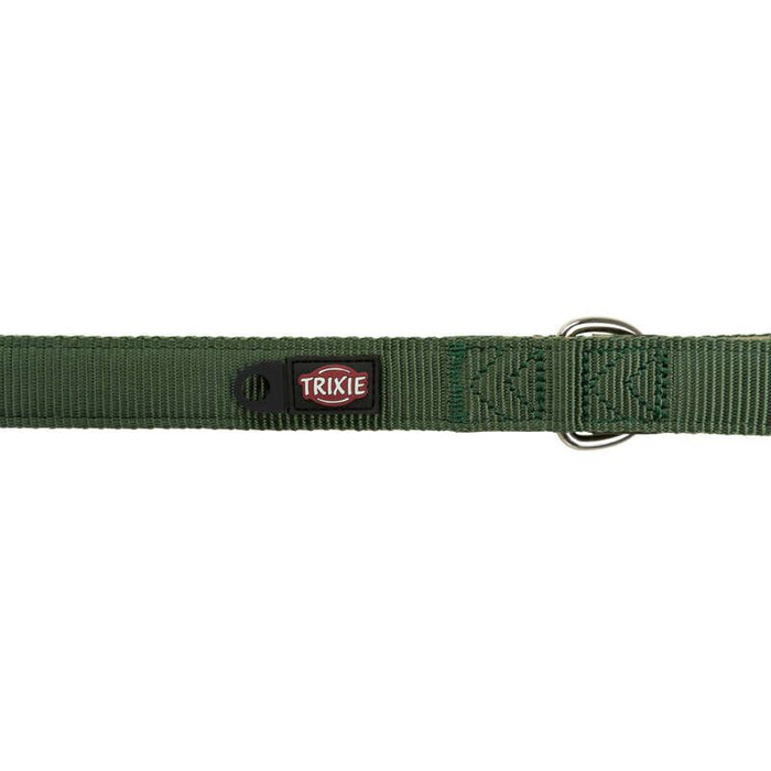 Trixie Smycz Premium podbita neoprenem XS-S: 1,20m/15mm kamuflaż/leśny zielony Taśma parciana