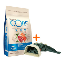 Wellness Core Ocean Salmon d/kota łosoś i tuńczyk 4 kg + gratis zielona Norka