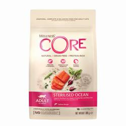 Wellness Core Sterilised Ocean karma sucha dla dorosłych kotów po sterylizacji łosoś 300g