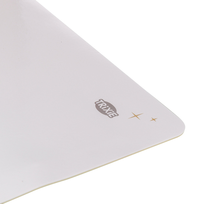 Trixie Xmas Mata pod miski beżowa Ochronna Antypoślizgowa 44x28cm