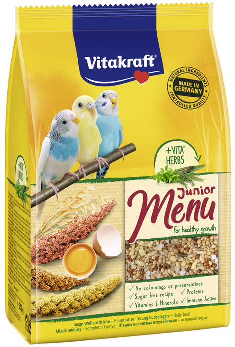 Vitakraft Menu Kids pokarm dla młodych papug falistych 500g