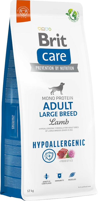 Brit Care Dog Hypoallergenic Adult Large Breed z jagnięciną 12kg