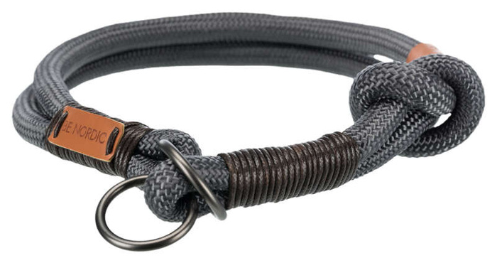 Dławik Be Nordic L-XL: 55cm/13mm ciemnoszary/brązowy
