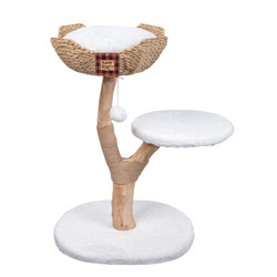 Barry King Drapak dla kota beżowy 89cm z drewna