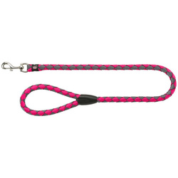 Trixie Smycz Cavo S-M: 1m/12mm fuksja-grafit