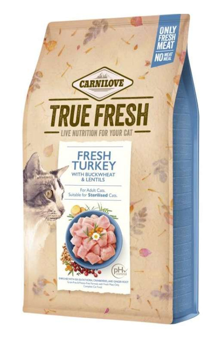 Carnilove True Fresh Cat z indykiem 1,8kg