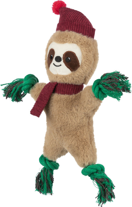 Trixie Xmas Leniwiec Zabawka dla psa plusz/sznur 30cm