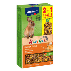Vitakraft Kracker dla królika z miodem 2+1