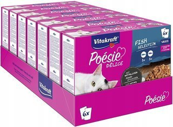 Vitakraft Poesie multipack RYBNY w sosie 42x85g