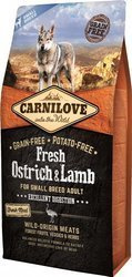 Carnilove Adult Dog Small Breed Fresh Ostrich & Lamb 6kg