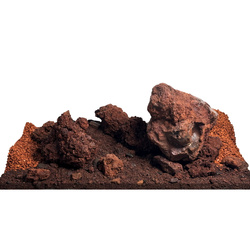 WIO Red Dusk River zestaw do dekoracji do akwarium czerwony - ochrowy 12kg pudełko