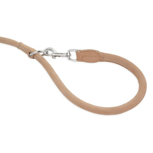Barry King Smycz skórzana jasno beżowa 13mm / 200cm