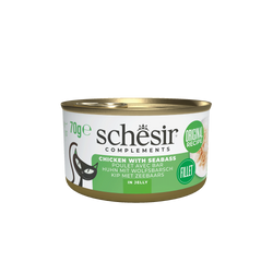 Schesir Complements mokra dla kota kurczak z okoniem morskim w galarecie 70g puszka