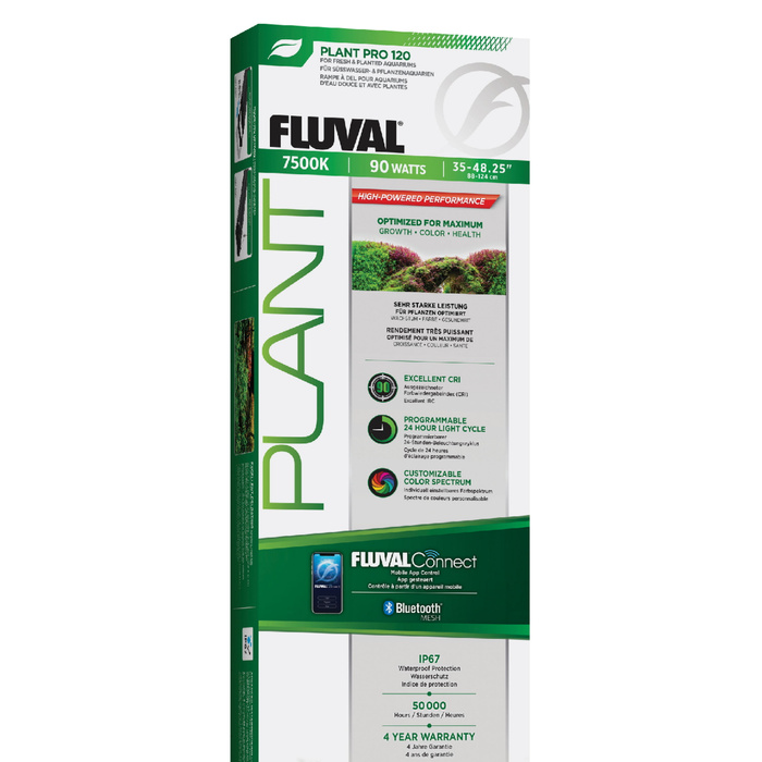 Fluval Plant Pro 4.0 LED Oświetlenie do akwarium 90W 88,2-124,4 cm bluetooth