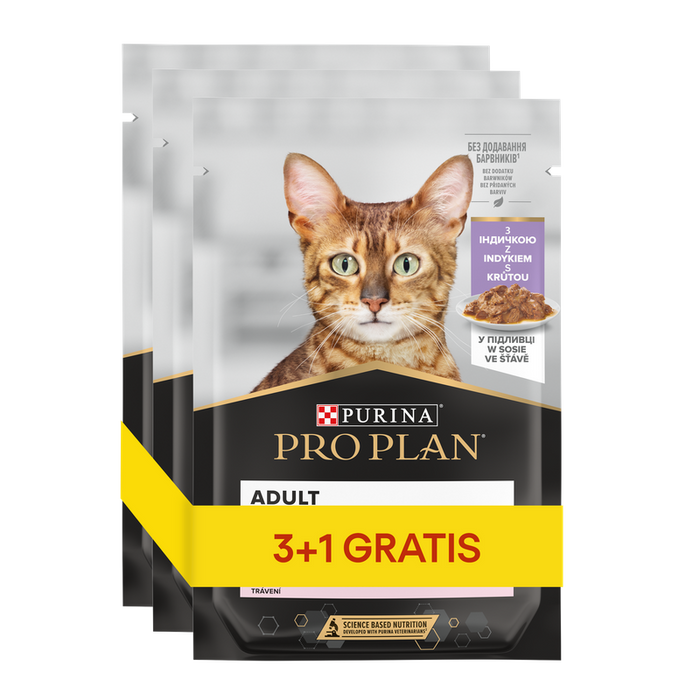 Purina ProPlan Delicate 4x85g z indykiem