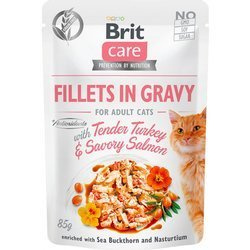 Brit Care Cat z łososiem i indykiem 85g