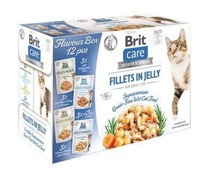 Brit Care Cat flavour box in jelly pouch 12x85g