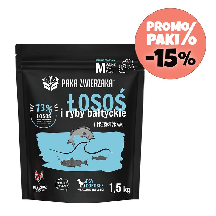 Paka Zwierzak Seven’th Heaven Łosoś Ryby Bałtyckie 1,5kg