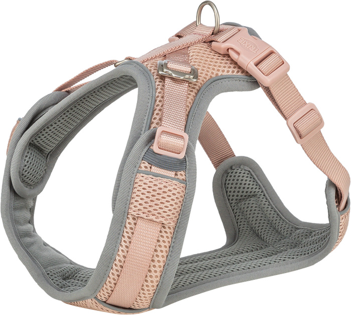 Trixie Premium FlexMesh szelki róż S-M: 48-69cm/20mm