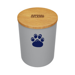 Animal Island Pojemnik na karmę dla psa L Szary 5,5L