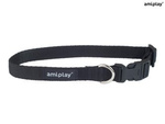 amiplay Obroża regulowana Basic XL Czarny