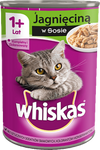 WHISKAS Adult puszka 400g - mokra karma dla dorosłych kotów z jagnięciną w sosie