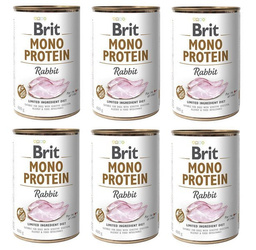 Brit Mono Protein z królikiem 6x400g 