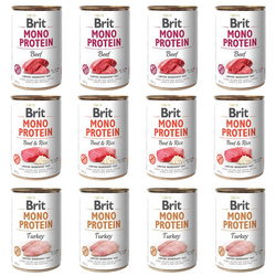 Brit Mono Protein MIX Smaków 12x400g