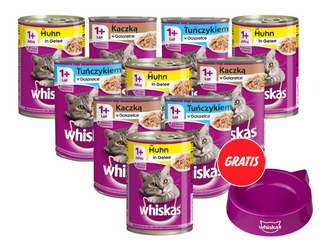 Whiskas Adult Mix Smaków w galaretce 24x400g