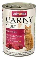 Animonda CARNY ADULT Wołowina i Serca 400g