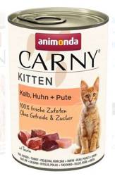 Animonda Carny Kitten z cielęciną, kurczakiem i indykiem 400g