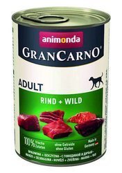 Animonda GranCarno Adult Wołowina i dziczyzna 400g