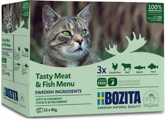 Bozita multipack 12x85g z rybą i mięsem